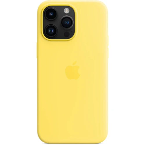 Чехол для iPhone Apple Silicone Case with MagSafe Canary Yellow (MQUL3) for iPhone 14 Pro Max: Тип чехла накладка на заднюю часть