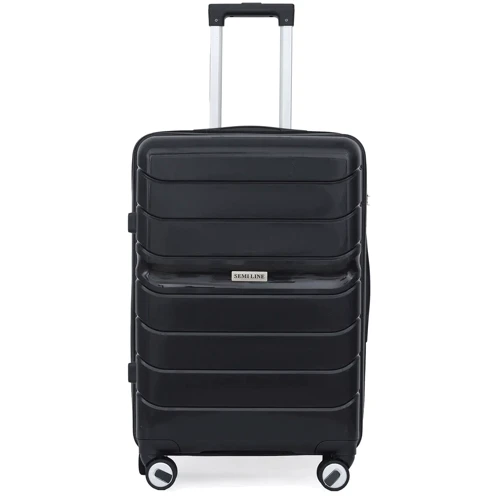 Валіза Semi Line 26" (M) Black (T5618-2) (DAS302318): Фактура Матовая, Гладкая