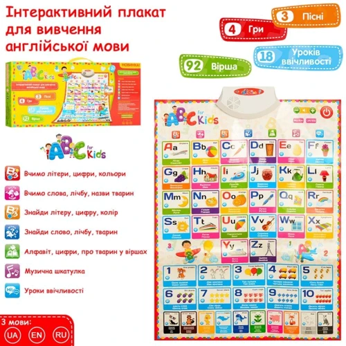 Joy Toy 7031 Абетка (англ.)