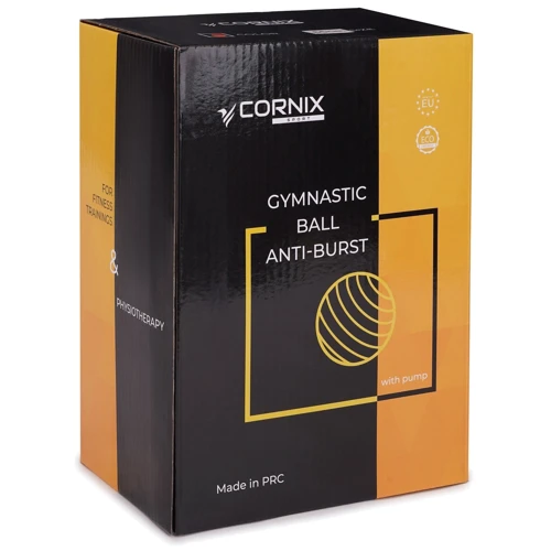 Мяч для фитнеса Cornix Anti-Burst Black 85 см (XR-0260)