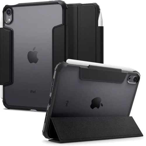 Аксессуар для iPad Spigen Ultra Hybrid Pro Black for iPad mini 6 2021 (ACS03765): Материал полиуретан