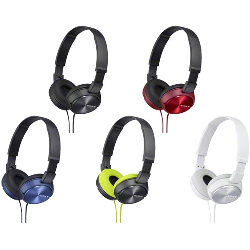 Наушники Sony MDR-ZX310 Blue: Тип конструкции накладные