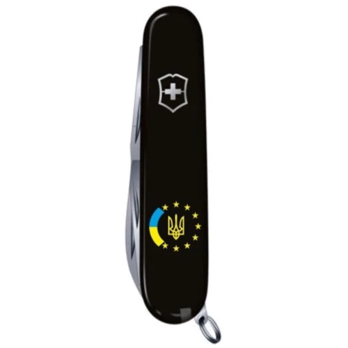 Мультитул Victorinox Spartan Ukraine 91мм/12 функций/черный /Украина ЕС (1.3603.3_T1130u): Количество функций 12