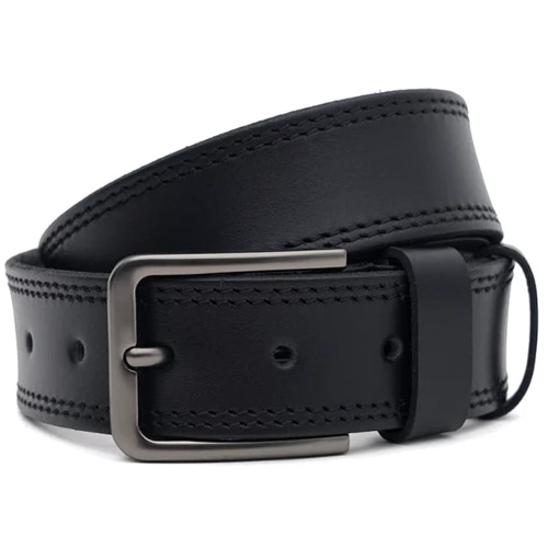 Мужской ремень Borsa Leather черный (125vfx83-black)