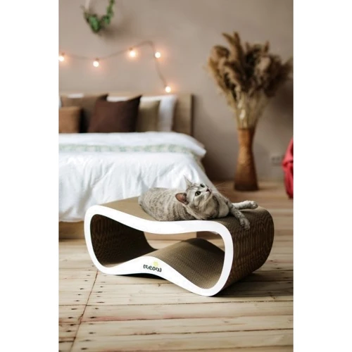 Когтеточка дряпка-лежанка для кошек Say Meow Grace Max 67x27x35 см (8040190103009): Размеры основания 67x27x35 см