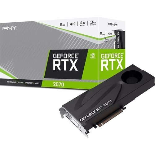 Видеокарта PNY GeForce RTX 2070 Blower Design 8GB (VCG20708BLMPB)