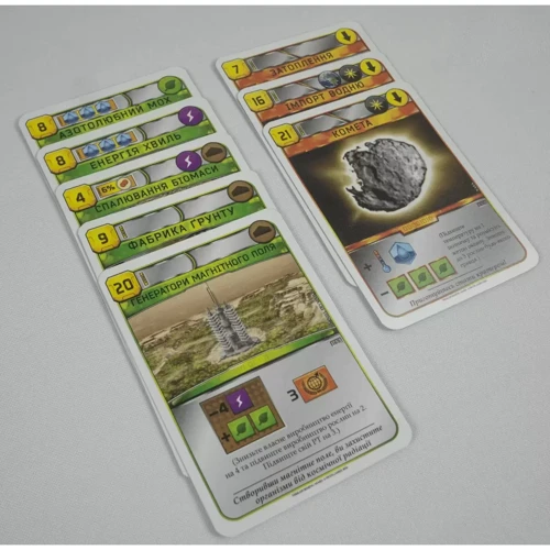 Настольная игра Kilogames Тераформирование Марса (UA) Terraforming Mars: Вид экономические