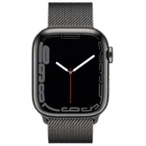 Apple Watch Series 7 41mm GPS+LTE Graphite Stainless Steel Case with Graphite Milanese Loop (MKJ23/MKHK3): Размер 41mm