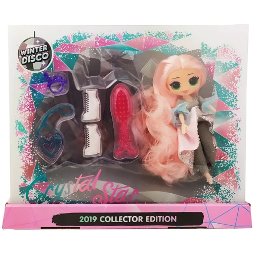 Игровой набор кукла A-Toys NC2404 с аксессуарами, 17 см (Розовый)