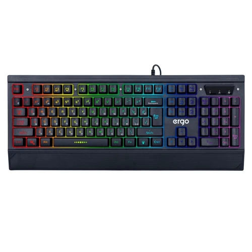 Клавиатура ERGO KB-640 ENG/RUS/UKR Black