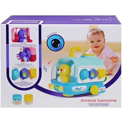 Музыкальный сортер Abero Субмарина бирюзовый (QX-91213E): Тип сортер