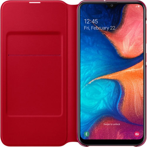 Чохол для телефона Samsung Wallet Cover White (EF-WA205PWEGRU) for Samsung A205 Galaxy A20 2019: Матеріал полікарбонат і поліуретан