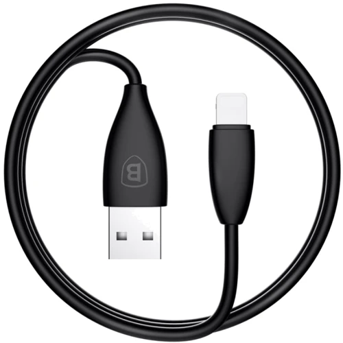 Кабель Baseus USB Cable to Lightning Small Pretty Waist 1.2m Black (CALMY-01) фото 7