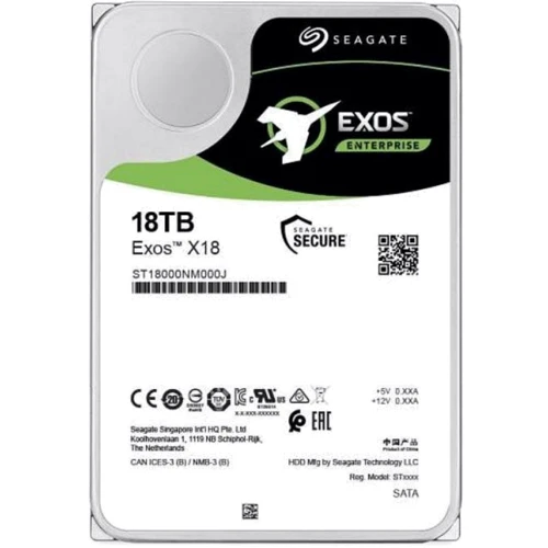Внутренний жесткий диск Seagate Exos X18 18TB (ST18000NM001J): Форм-фактор 3.5"
