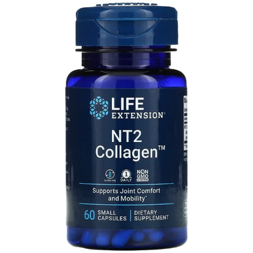 Life Extension NT2 Collagen Коллаген 40 мг 60 капсул