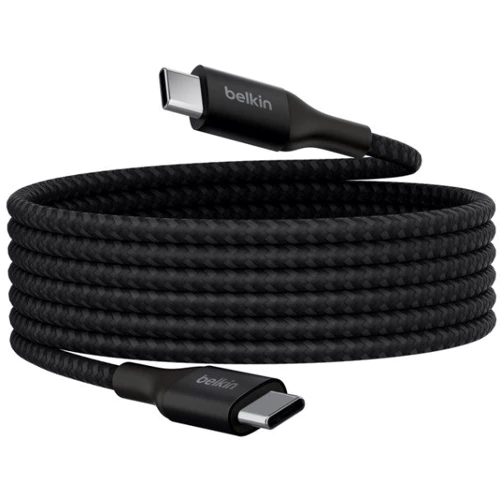 Кабель Belkin Cable USB-C to USB-C Boost Charge 240W 1m Black (CAB015BT1MBK) фото 3