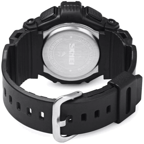 Наручний годинник Skmei 1116 Black: Тип циферблата Цифровий (електронний)