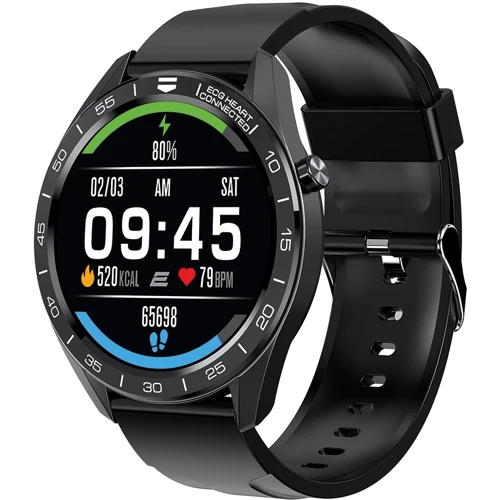 Смарт-часы 2E MOTION GT 46mm Black-Silver