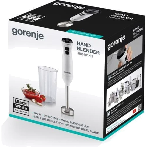 Блендер Gorenje HBX601XG: Матеріал чаші пластик