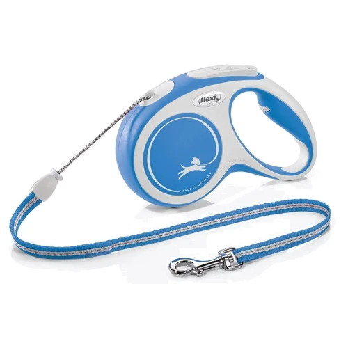 Поводок-рулетка Flexi New Comfort Cord размер M 5 м до 20 кг синий (2939)