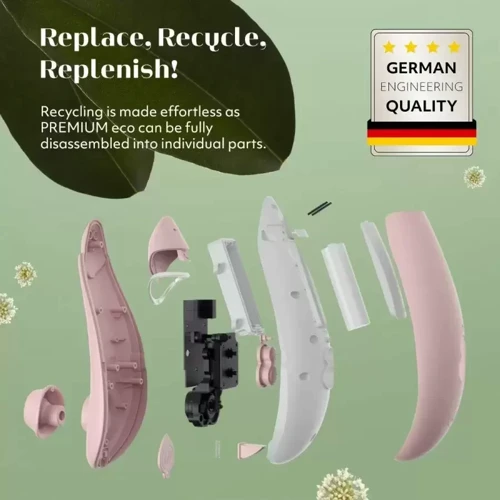 Клиторальный стимулятор Womanizer Premium Eco rose