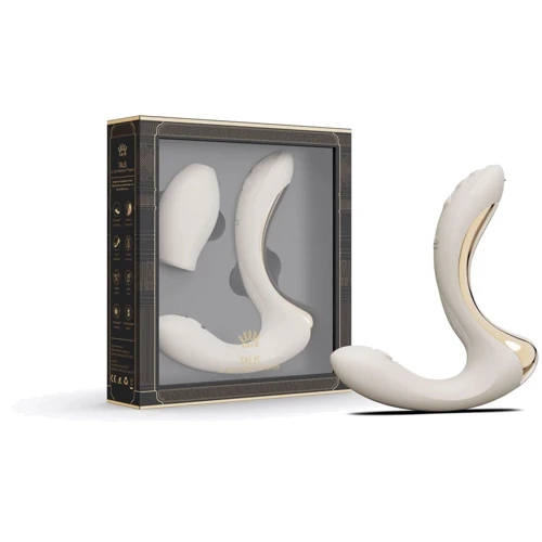 Вибратор-пульсатор с вакуумной насадкой Zalo – Talis G-Spot PulseWave Vibrator Ivory White