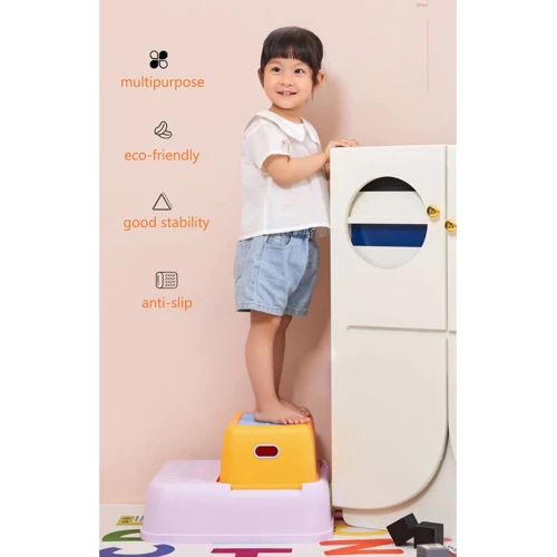 Ступеньки для детей Babyhood Математика фиолетовый (BH-518APR): Цвет фиолетовый