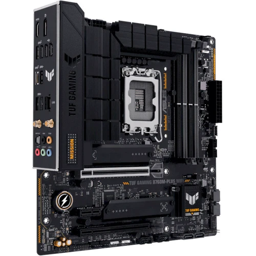 Asus TUF Gaming B760M-Plus WiFi: Оперативная память 4xDDR5 7200 МГц, до 192 ГБ