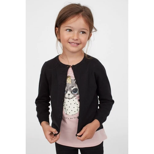 Кофта H&M 2612-9052542 134-140 см черная