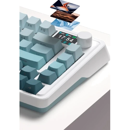 Клавиатура FL Esports CMK75 Ultramarine Kailh Box Marshmallow tactile&sound (CMK75-7561): Тип клавиатуры компактная