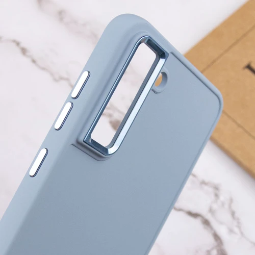 Чехол для телефонов TPU Case Bonbon Metal Style Mist Blue for Samsung S926 Galaxy S24 Plus: Материал TPU (термополиуретан)