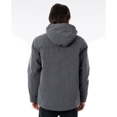 Куртка Rip Curl Anti Series Heatseeker Jk CJKCL9-90 46 серая зимняя с капюшоном: Длина рукава Длинный