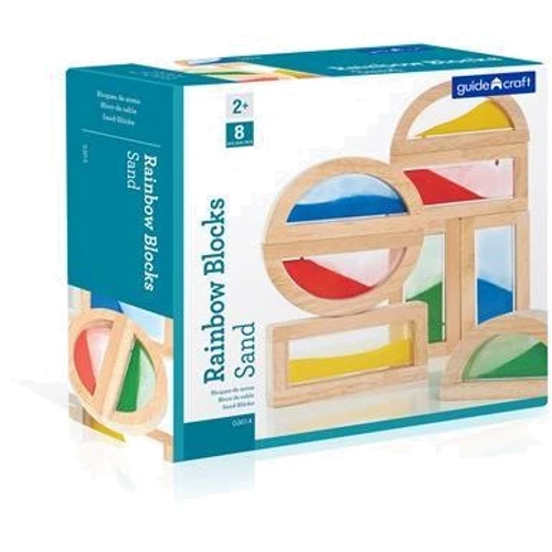 Набор стандартных блоков Guidecraft Block Play Цветной песок (G3014)