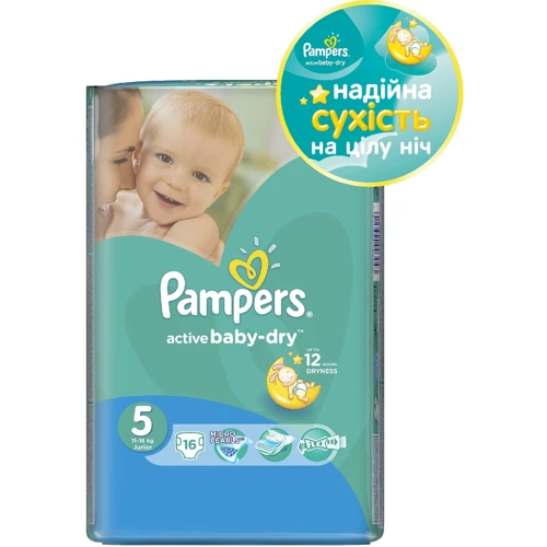 Подгузники Pampers Active Baby Junior (11-18 кг) Стандарт 16шт (4015600003043) фото 9