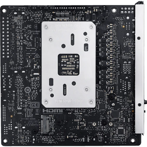 ASUS ROG STRIX B850-I GAMING WIFI UA: Разъемы на задней панели Ethernet RJ-45, S/PDIF (Оптический), HDMI, USB 3.2 Gen 2, USB Type-C, USB 2.0