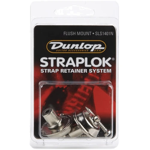 Стреплоки DUNLOP SLS1401N Straplok Strap Retainers Flush Mount - Nickel фото 4