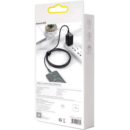 Кабель Baseus USB Cable to USB-C Flash Multiple Fast Charge Proto cols 1m Gray (CATSS-A0G) фото 4