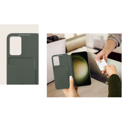 Чехол для телефонов Samsung Smart Clear View Cover Cream (EF-ZS916CUEGRU) for Samsung S916 Galaxy S23 Plus фото 7