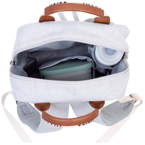 Рюкзак детский Childhome Mini Club Canvas Off White (CWKIDSCOW): Материал Ткань
