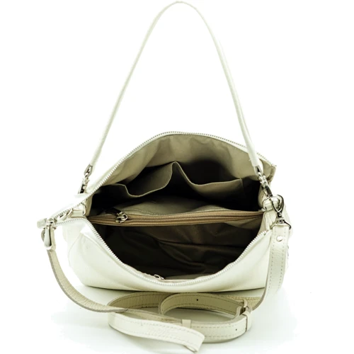 Жіноча сумка через плече ARTiS Bags молочна (1740 9182): Застібка Молния