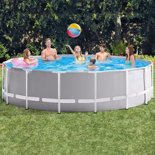 Каркасный бассейн Intex 26756, 610 х 132 см (5 678 л/ч, лестница, тент, подстилка) фото 2