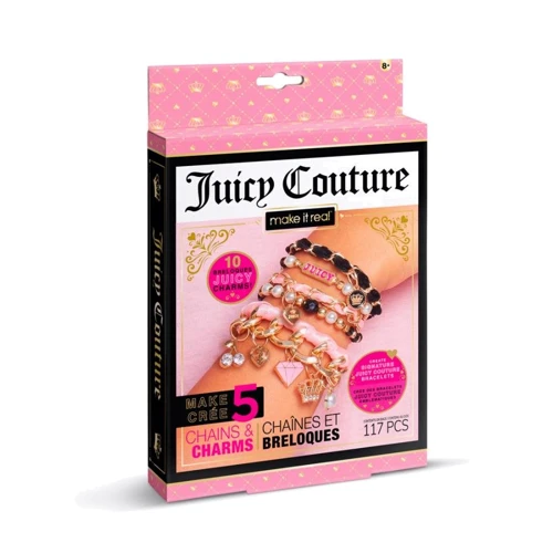 

Мининабор для создания шарм-браслетов Make it Real Juicy Couture Королевский шарм