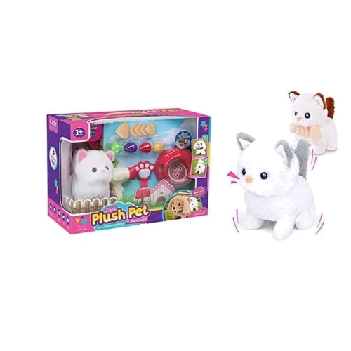 Интерактивная игрушка Питомец Котик (065-1 С) (ходит, аксессуары)