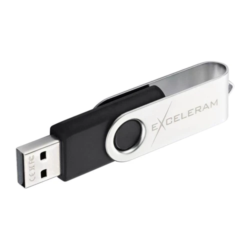 USB-флешка eXceleram 32GB P1 Series USB 2.0 Silver/Black (EXP1U2SIB32) фото 4