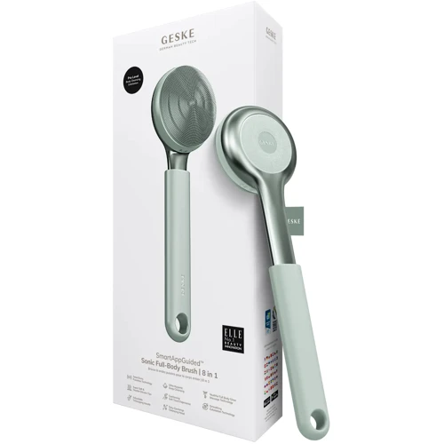 Ультразвукова щітка для всього тіла GESKE Sonic Full-Body Brush&Intensive Exfoliator 8в1 green