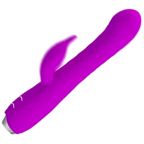 Вибратор с стимулятором клитора и ротацией Molly, BI-014692