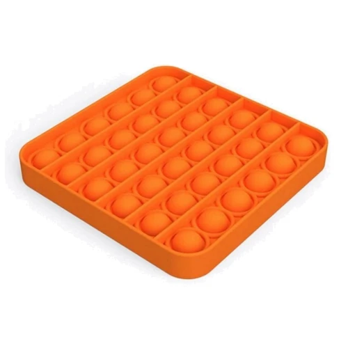 Игрушка-антистресс Pop-It Sibelly Mono Квадрат Оранжевый