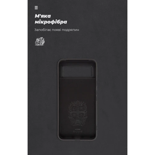 Чехол для телефонов ArmorStandart ICON Case Black for Google Pixel 8 (ARM73026): Материал силикон