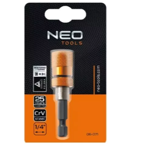 Бітоутримувач Neo Tools 1/4" магнітний 60мм CrV