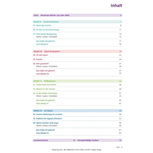 Planet Plus A2.1: Arbeitsbuch: Обкладинка Мягкая